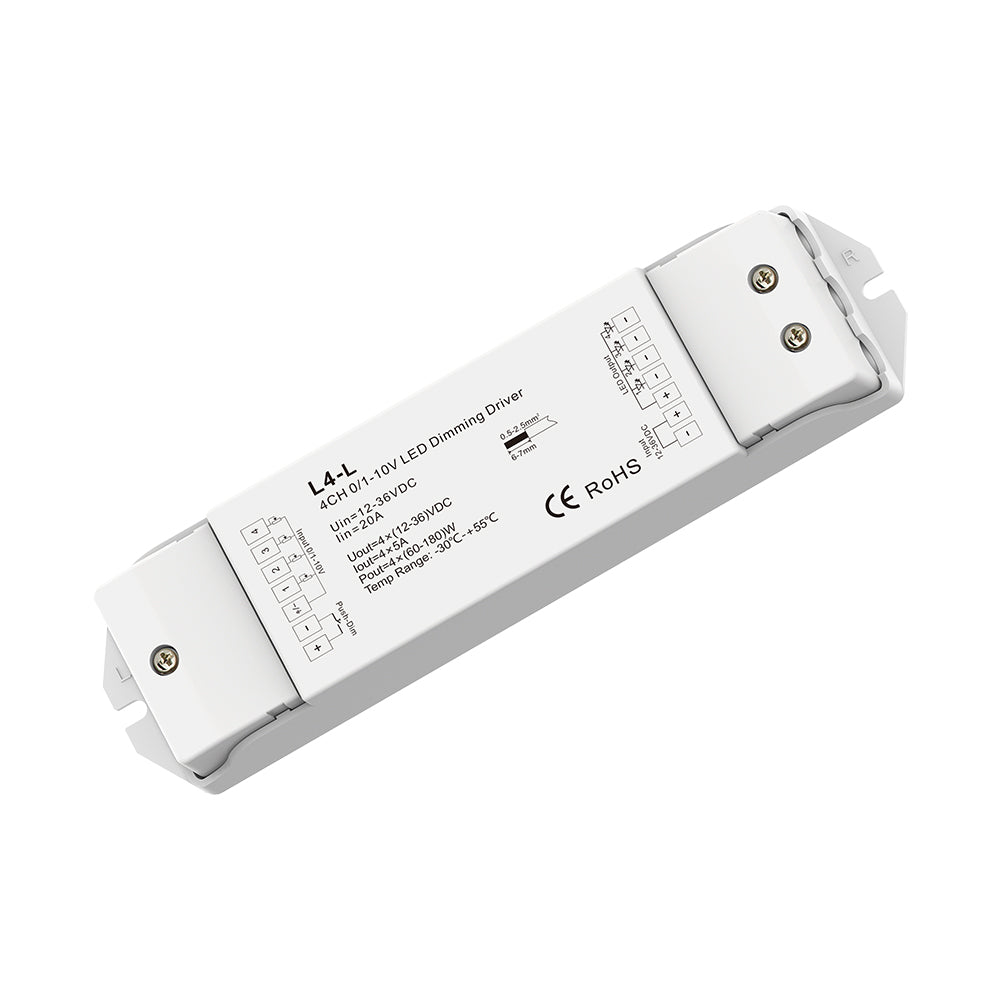 DIMMING DRIVER L4-L 12-36VDC 5A*4CH
