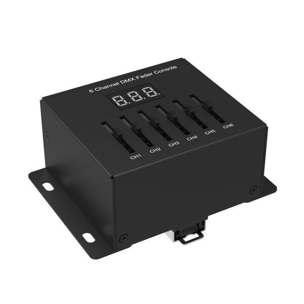6 Channel DMX Sliding Fader Console