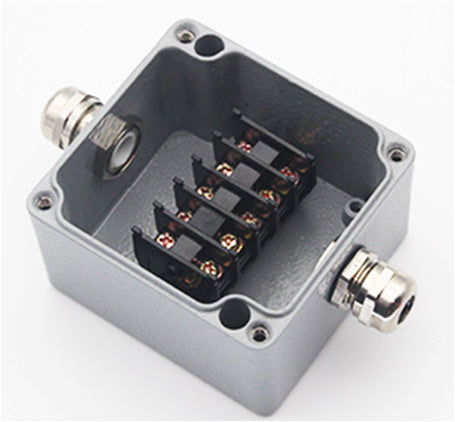 Waterproof Aluminium Box Terminal Block IP68 - 2 Terminals