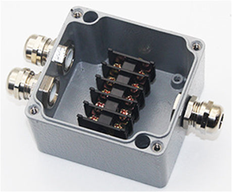 Waterproof Aluminium Box Terminal Block IP68 - 3 Terminals