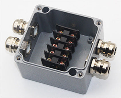 Waterproof Aluminium Box Terminal Block IP68 - 4 Terminals