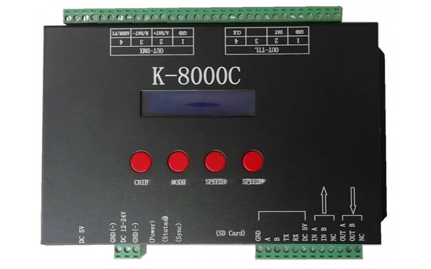DC5V DMX/SPI Controller - 8 Output Ports