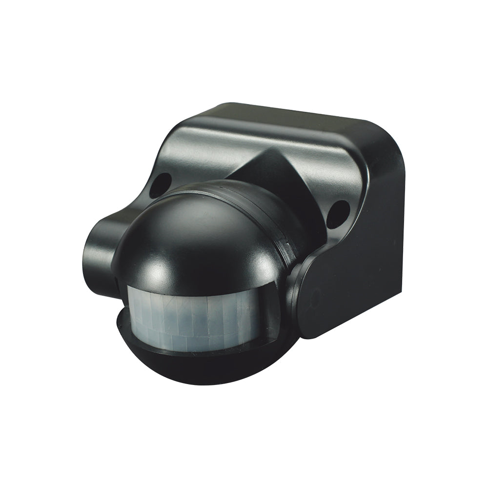 LED PIR Motion Sensor IP44 Black