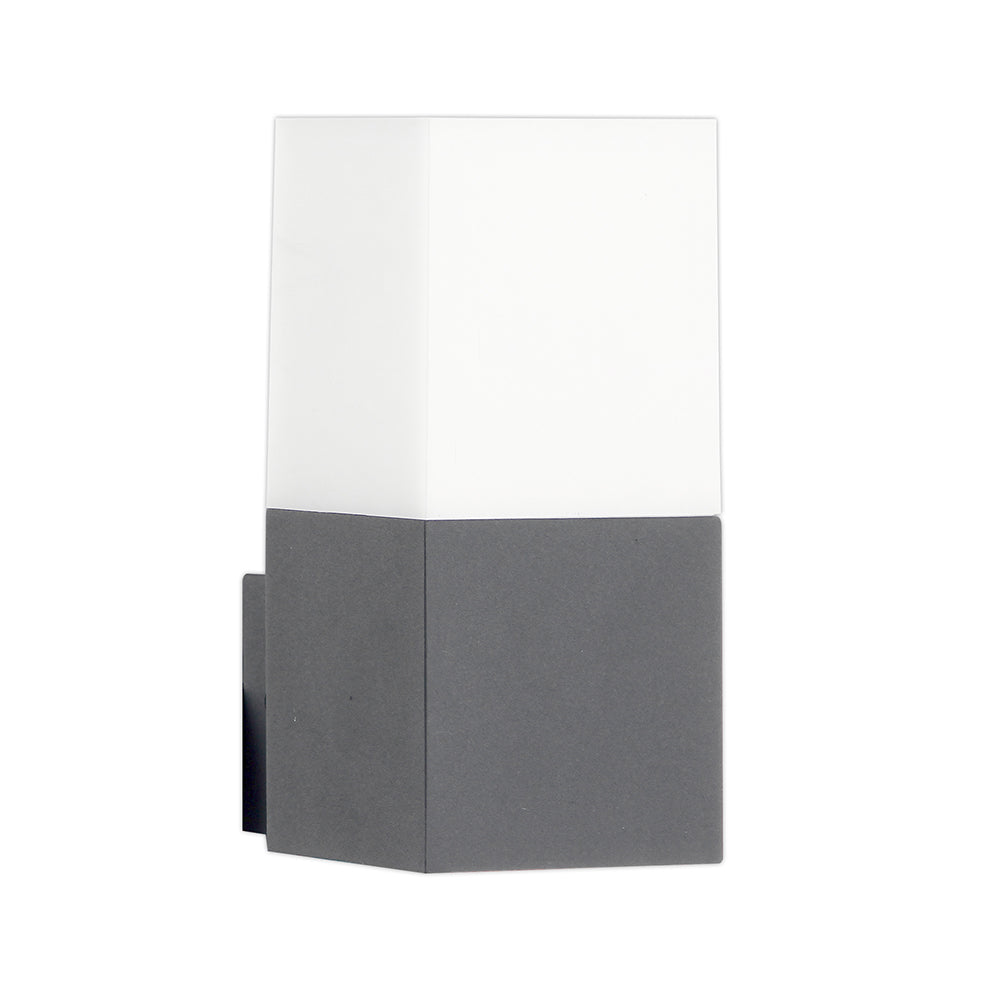 Wall Light Dark Grey Aluminium 1xE27