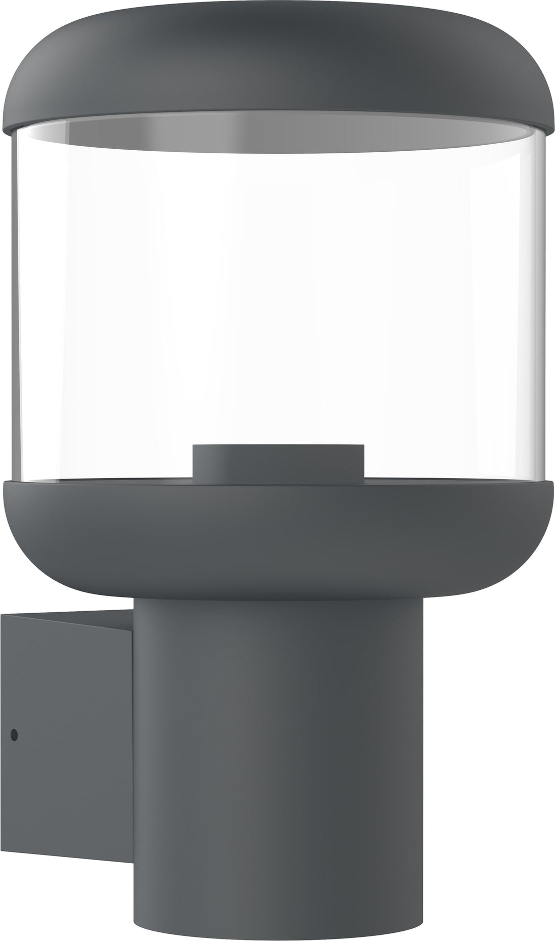 Wall Lamp Aluminium Clear PC E27 Socket IP54