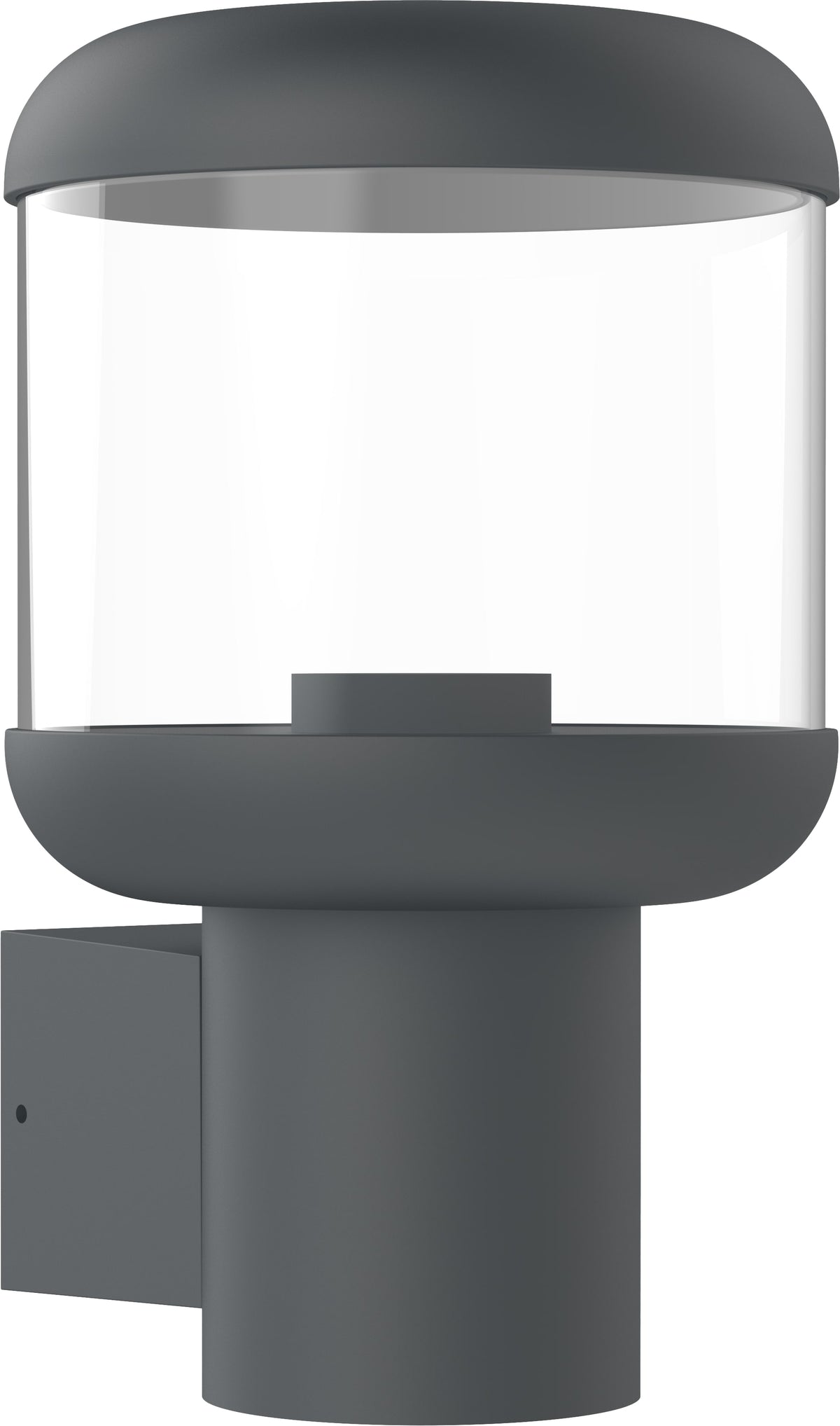 Wall Lamp Aluminium Clear PC E27 Socket IP54