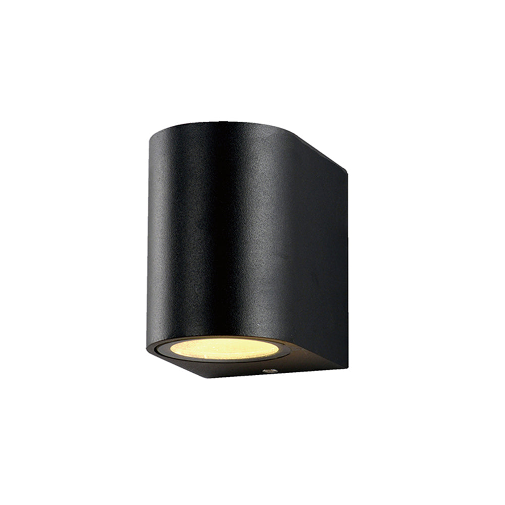 WALL LAMP ALUMINIUM BLACK BODY GU10 SOCKET