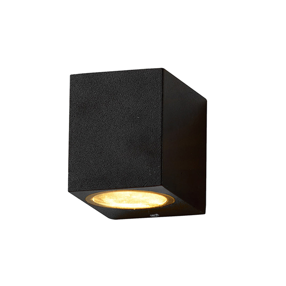 WALL LAMP ALUMINIUM BLACK BODY GU10 SOCKET