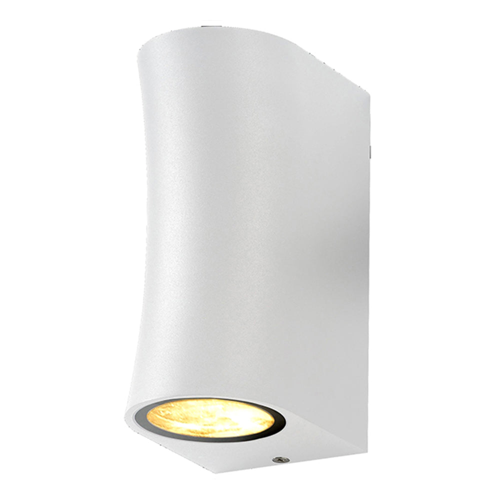 WALL LAMP ALUMINIUM WHITE BODY 2xGU10 SOCKET