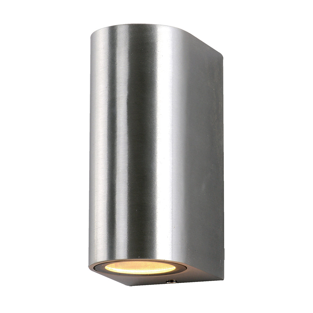 Wall Lamp Aluminium Polished Body 2xGU10
