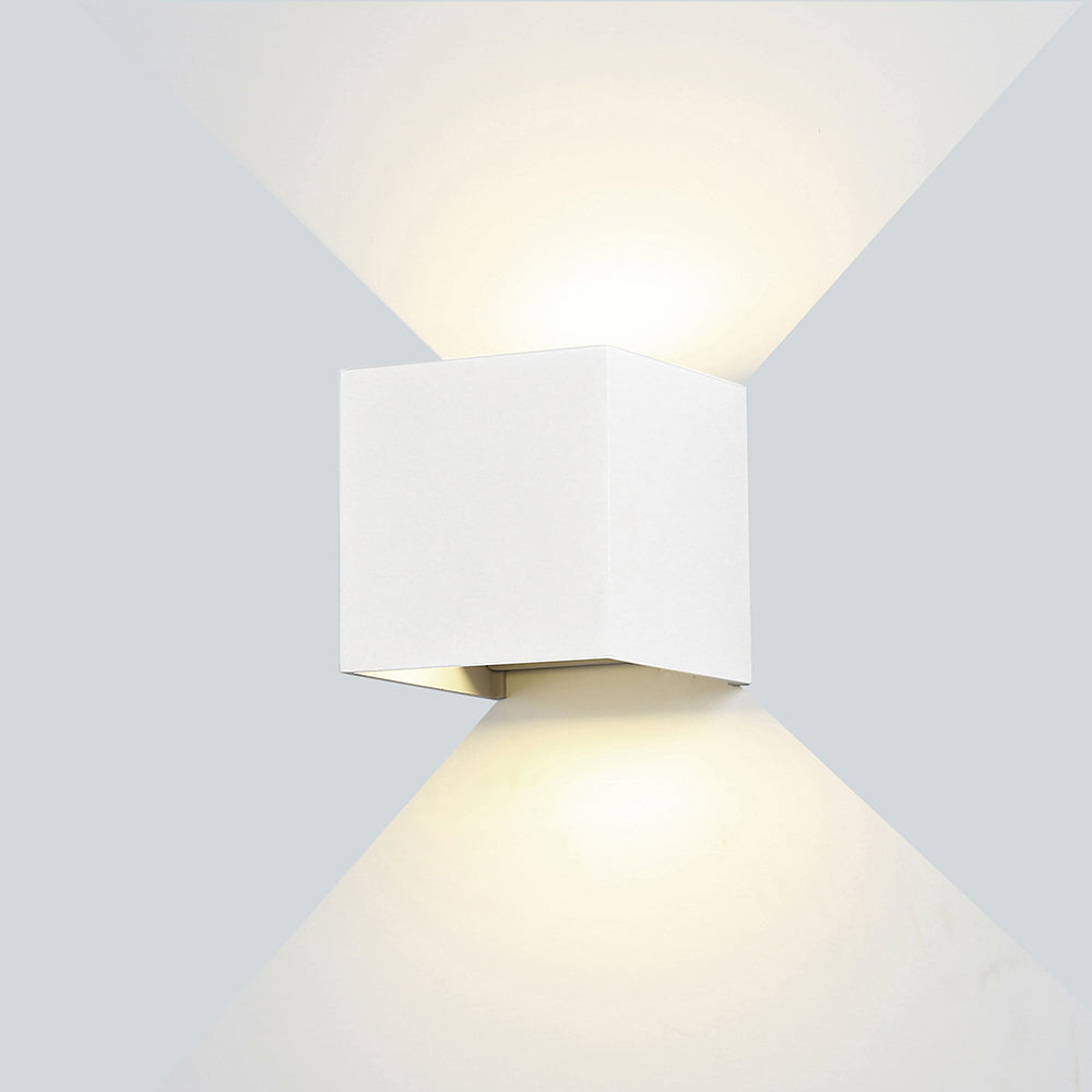LED Wall Light White Body Square