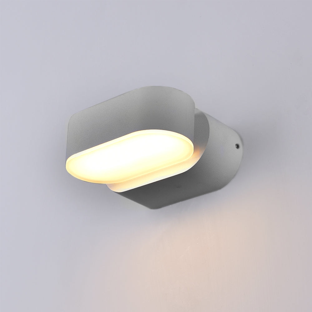 LED Wall Light Epistar 6W Gray Body Rotatable
