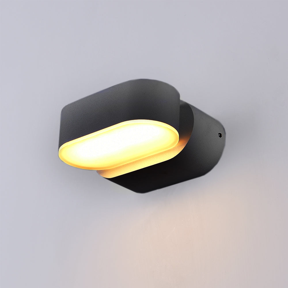 LED Wall Light Epistar 6W Black Body Rotatable