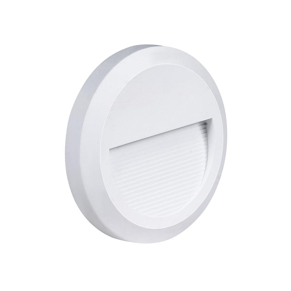 LED Step Light Round White