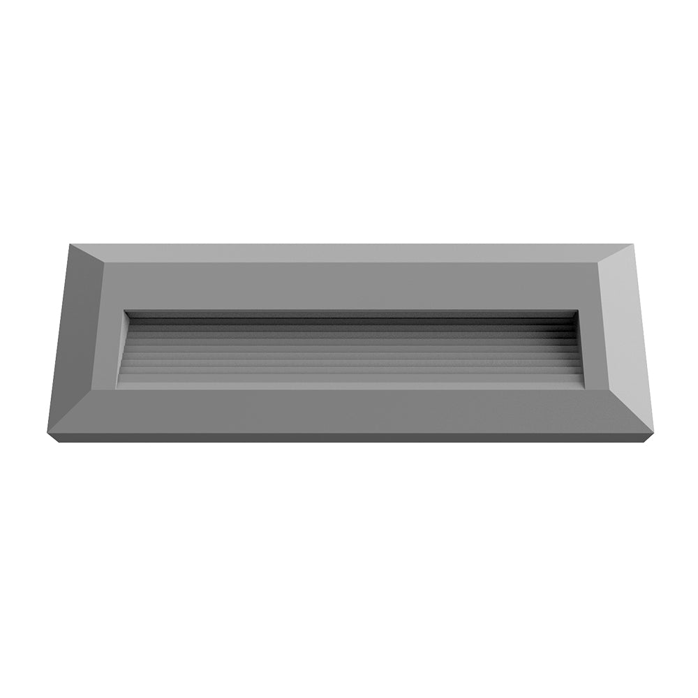 LED Step Light Rectangular Grey