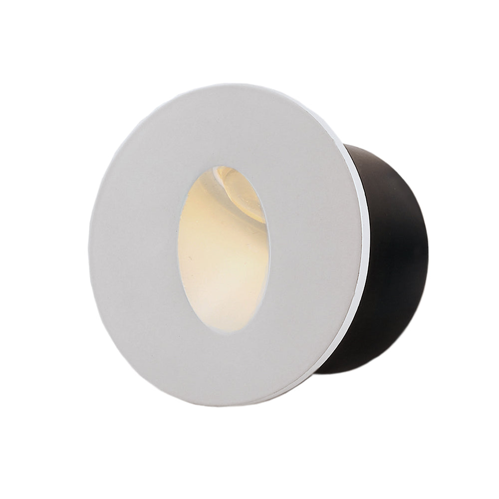 LED Step Light White Round
