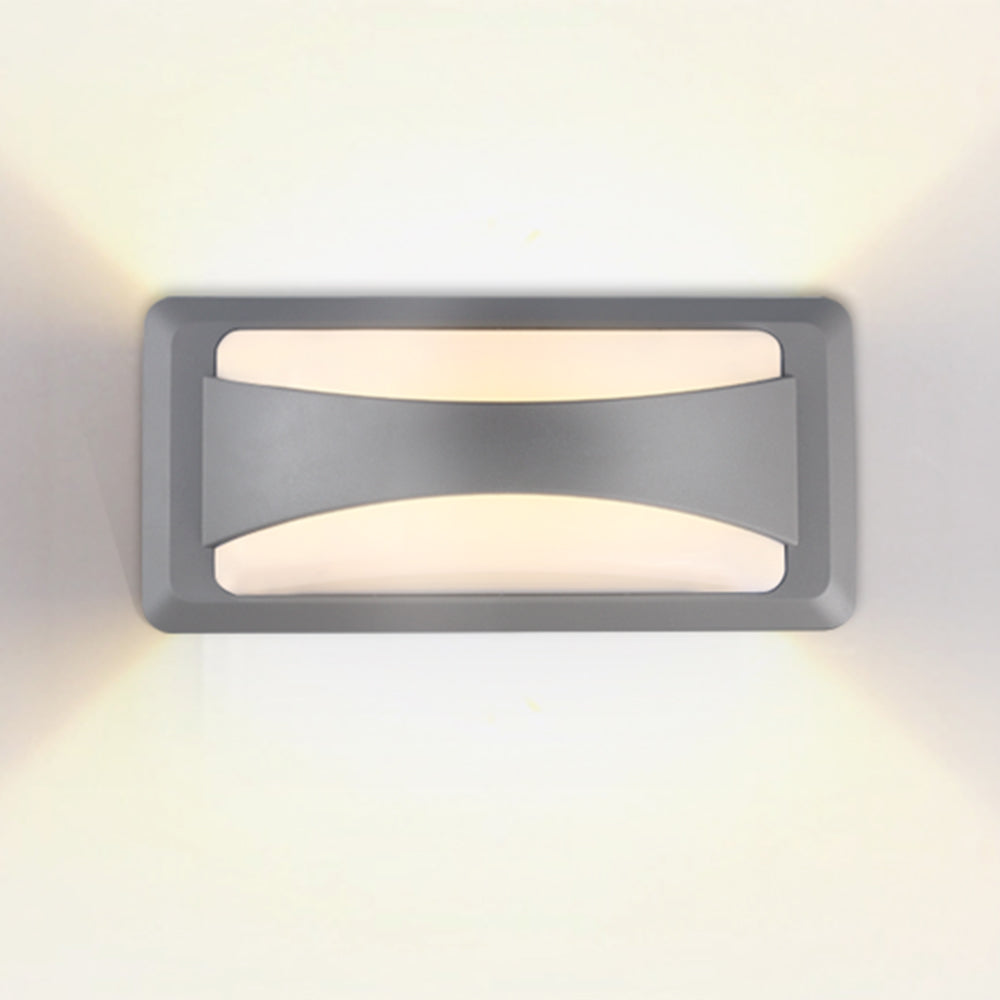 LED Wall Light Grey IP65