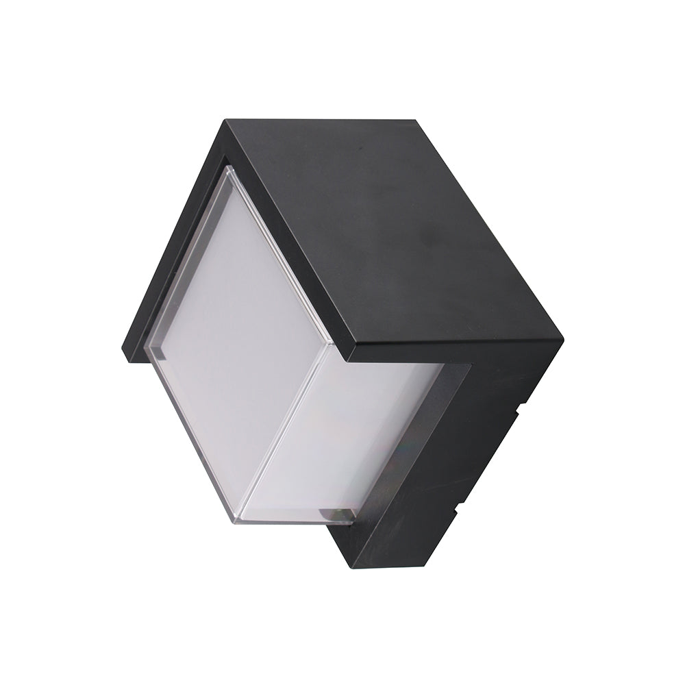 LED Wall Light Square Black