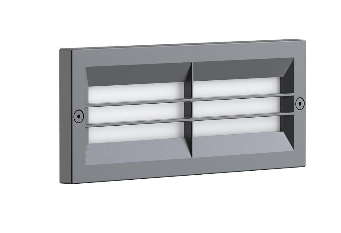 Wall Lamp Aluminium Clear PC E27 Socket IP54