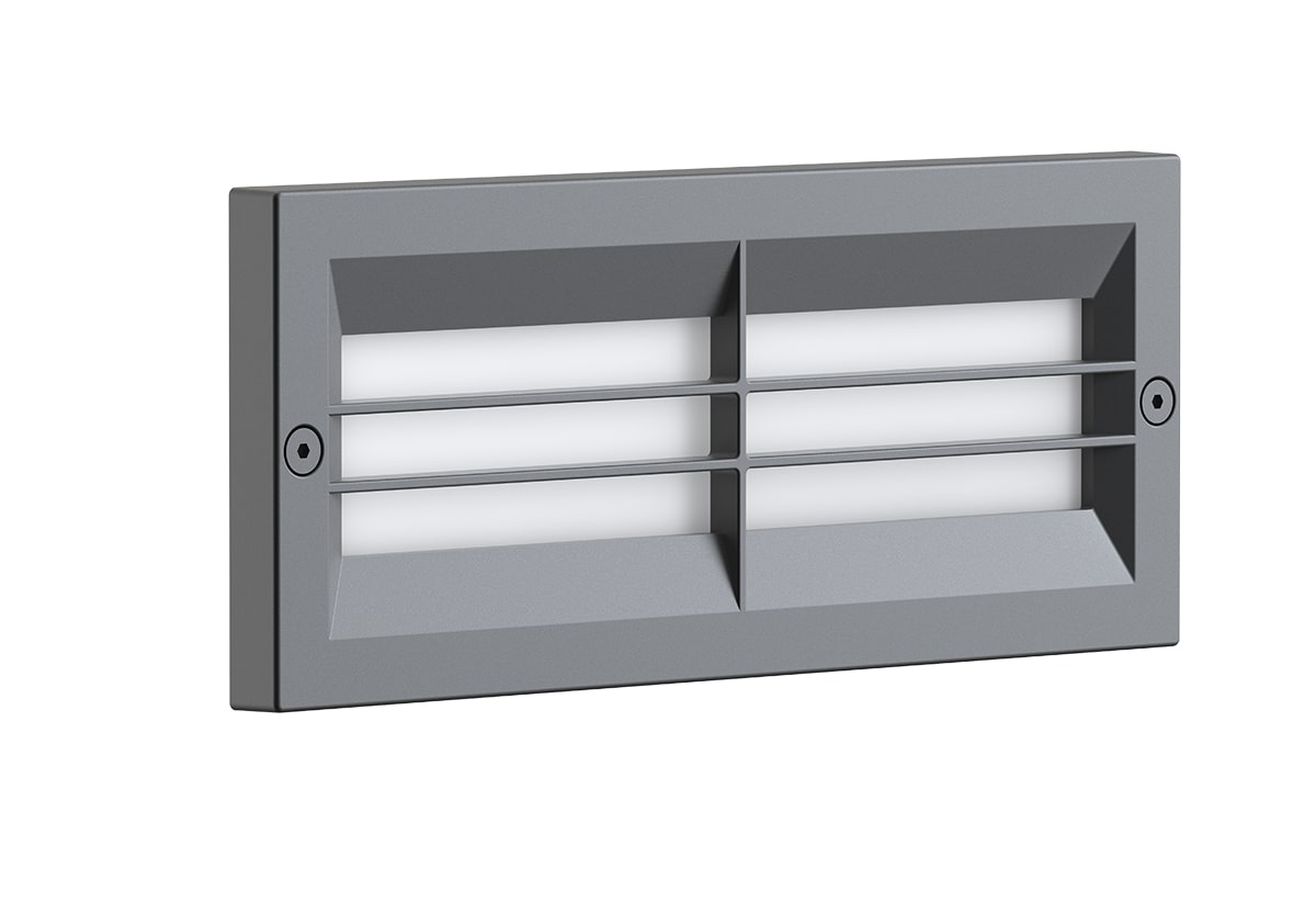 Wall Lamp Aluminium Clear PC E27 Socket IP54
