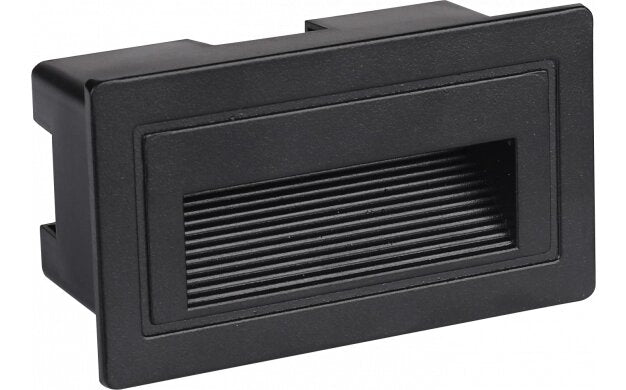LED Step Light SQUARE BLACK 3W IP65