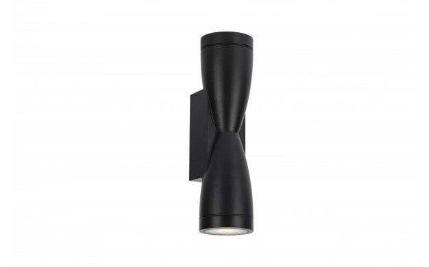 Wall Lamp Aluminium IP54 2xGU10 BLACK BODY
