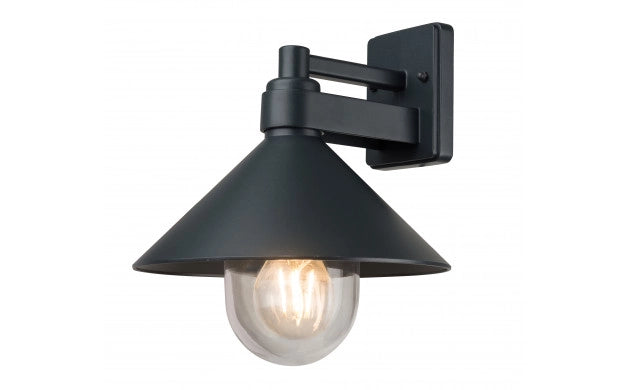 Wall Lamp Aluminium IP44 1xЕ27 BLACK BODY
