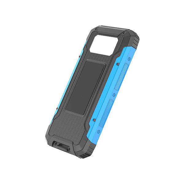 POWER BANK 10000mAh 3.7V SOLAR:1.2W BLACK+BLUE LED:2W