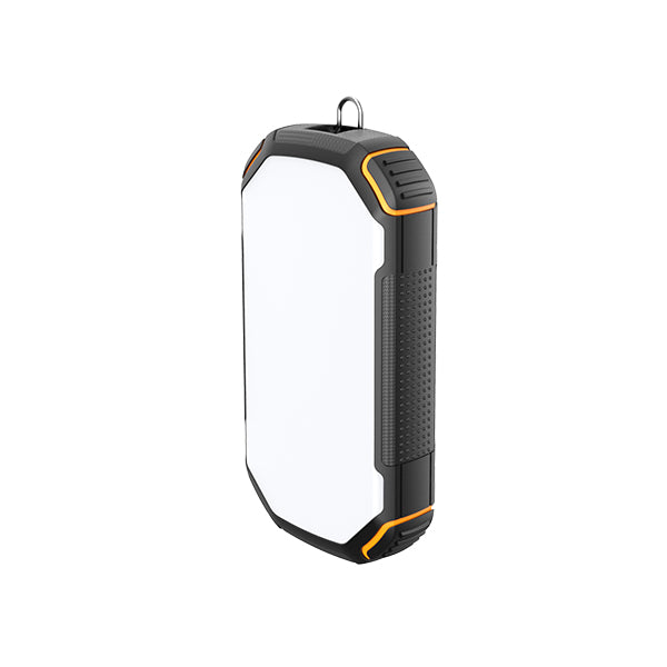 POWER BANK 20000mAh 3.7V SOLAR:1.2W BLACK+ORANGE LED:4W