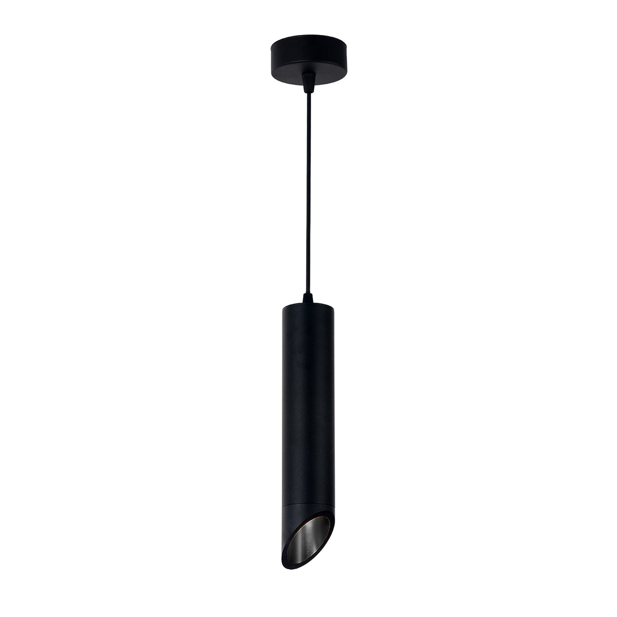 Hanging Fixture Black Body Black Inner Range GU10, MR16 Fitting