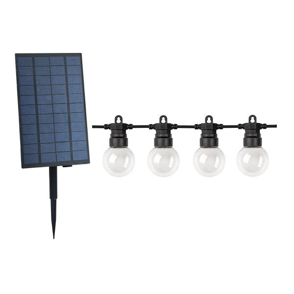 Outdoor Solar String Lights - Clear - G50 10M 20pcs