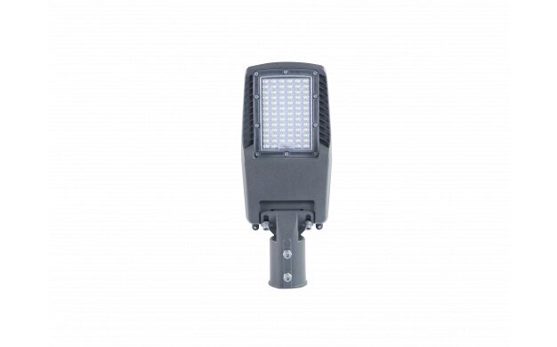 LED Street Light 50W Grey Body LUMILEDS-Chip IP65 75x130° - NEMA BASE