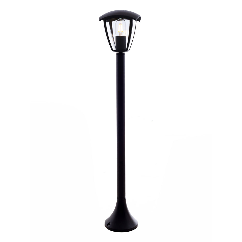 Lawn Lamp 90cm Matt Black 1xE27