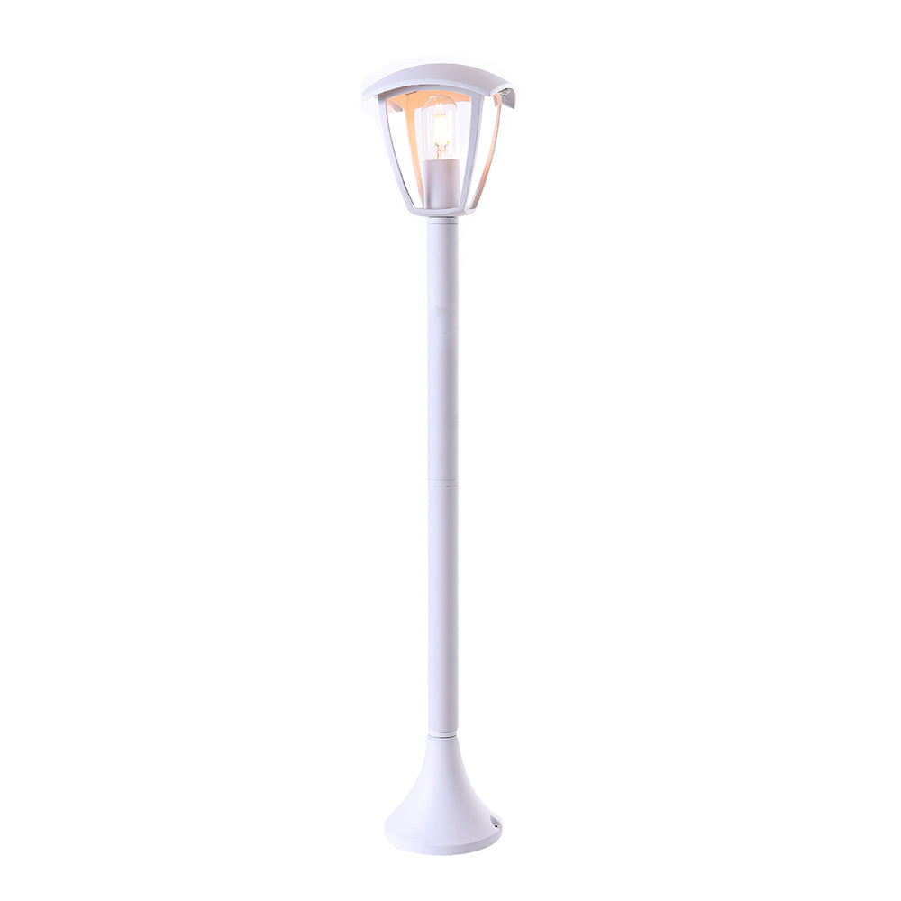 Lawn Lamp 90cm Matt White 1xE27