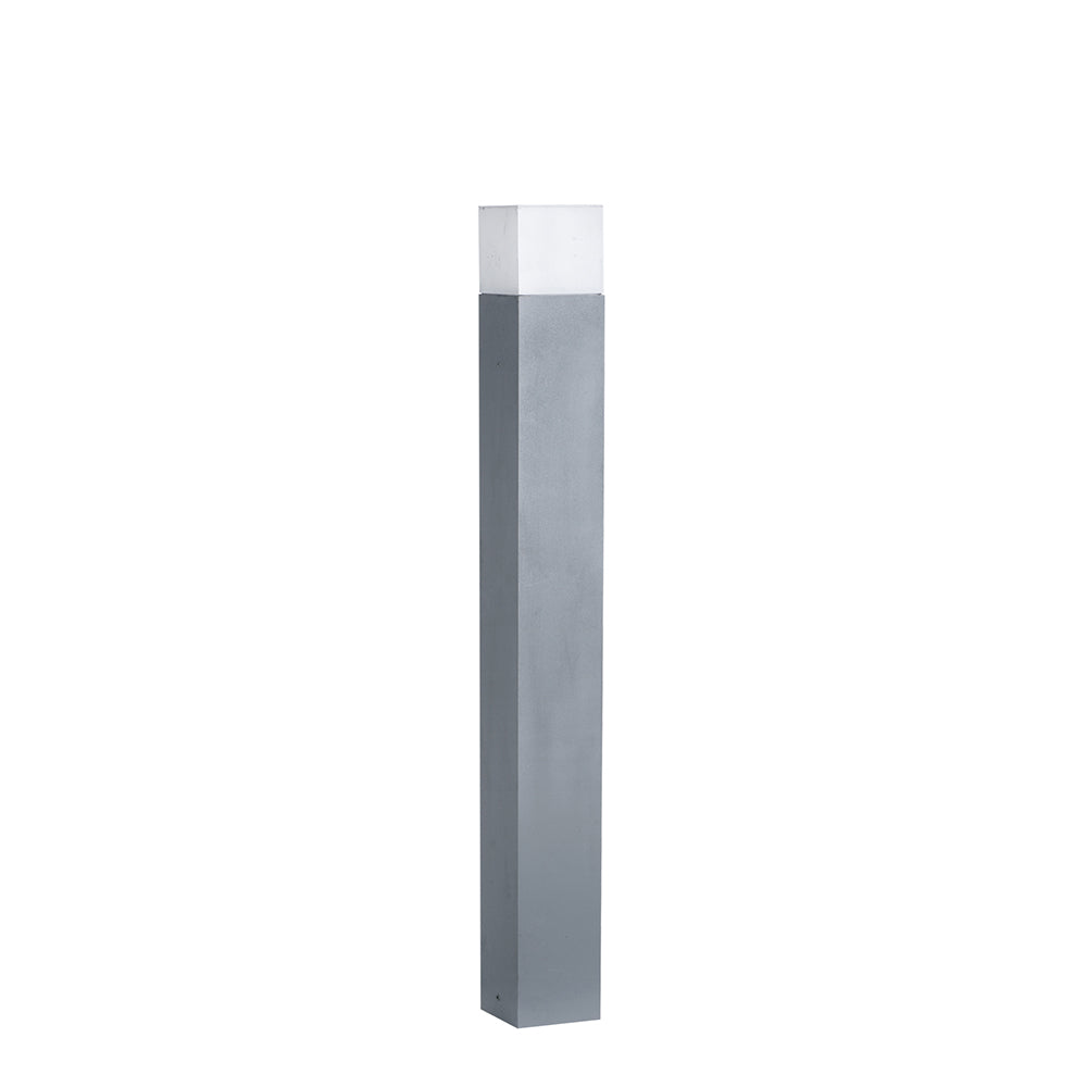 LED Lawn Lamp Aluminium 80cm Dark Grey