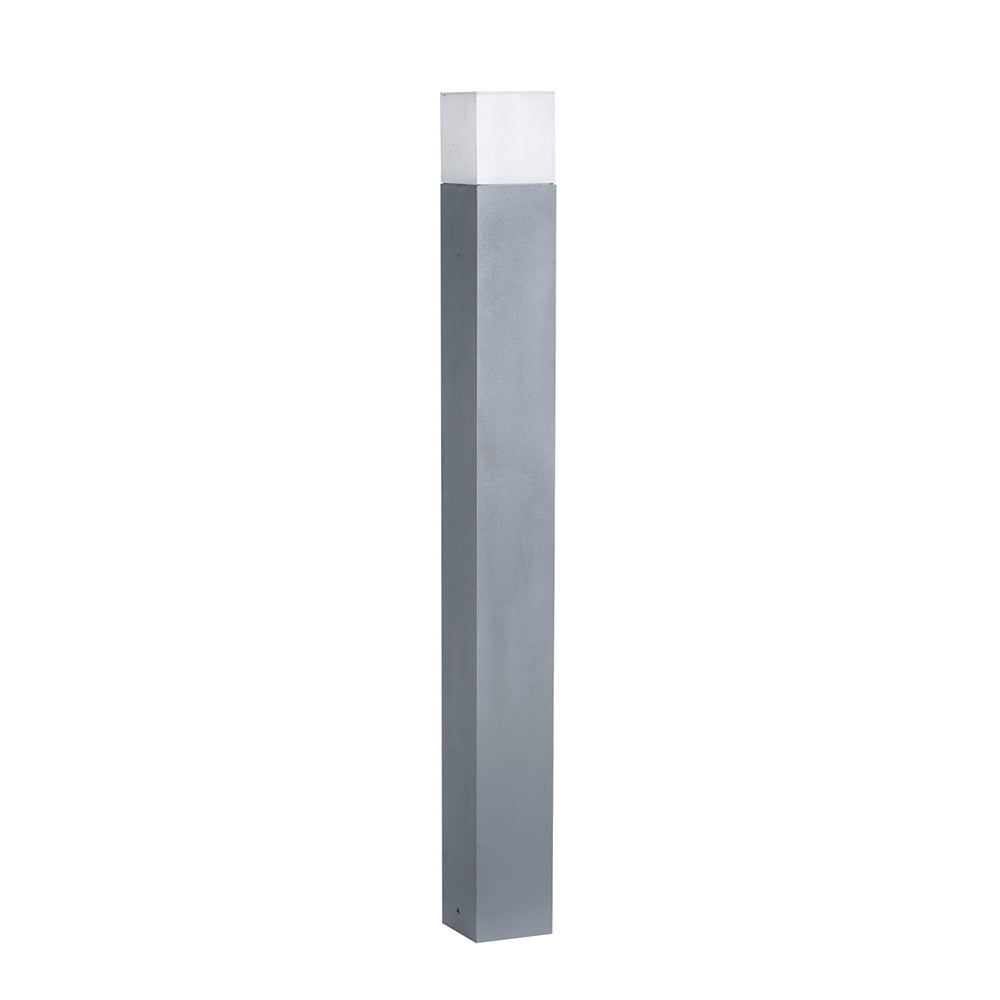 LED Lawn Lamp Aluminium 100cm Dark Grey