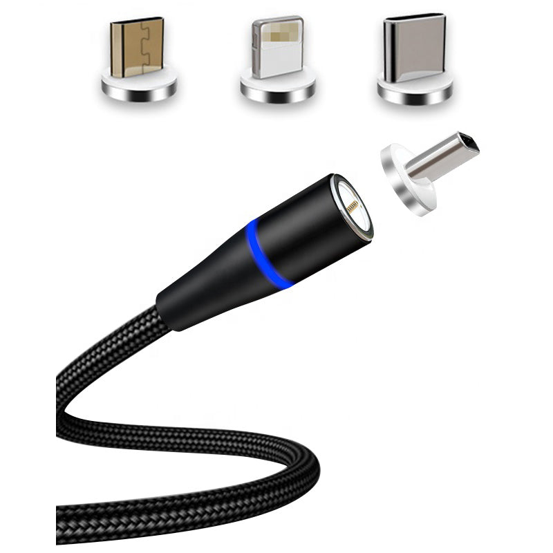 Magnetic USB Fast Charge Data Cable 3in1