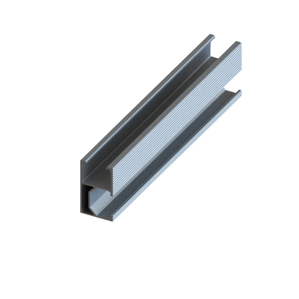 Aluminium Silver Rail 27*45mm 1.2m