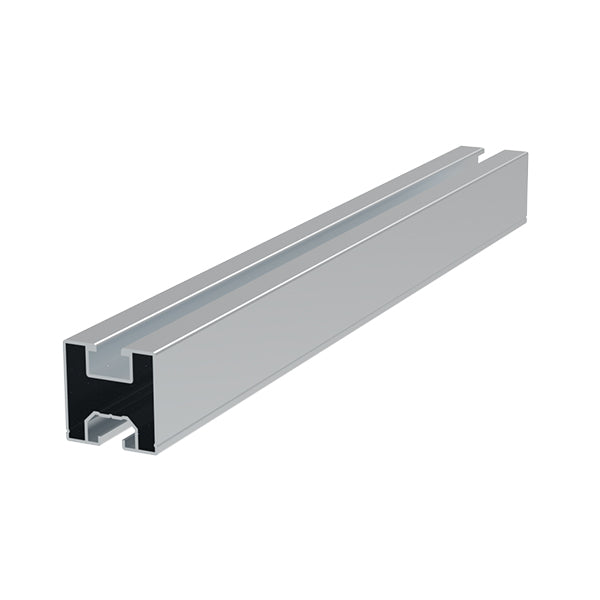 Aluminium Silver Rail R13 2400mm