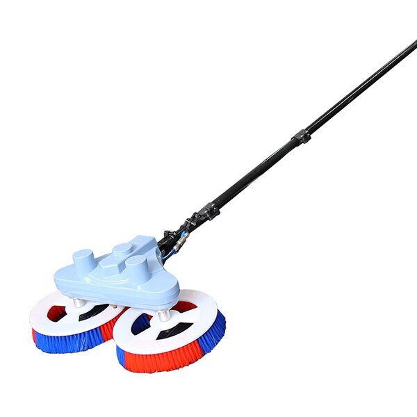 Double Headed Electric Photovoltaic Brush 5.5M Glass Fiber Handle AC220 or 110V AC
